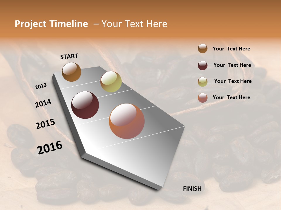 Steel Girder On A Construction Site PowerPoint Template