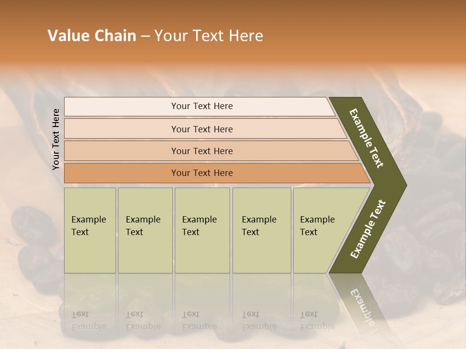 Steel Girder On A Construction Site PowerPoint Template