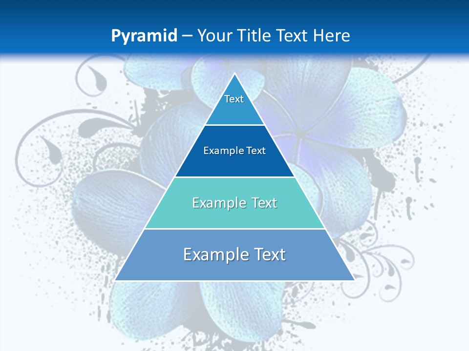 Grunge Floral Logo Or Icon (Flyer, Magazin, Poster, Webpage...) PowerPoint Template