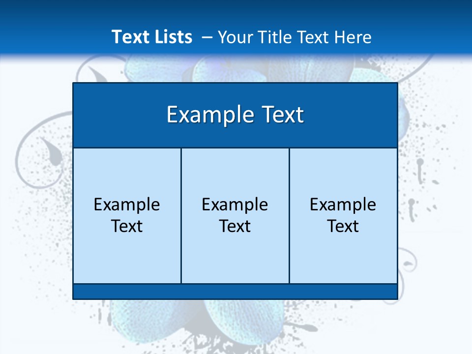 Grunge Floral Logo Or Icon (Flyer, Magazin, Poster, Webpage...) PowerPoint Template