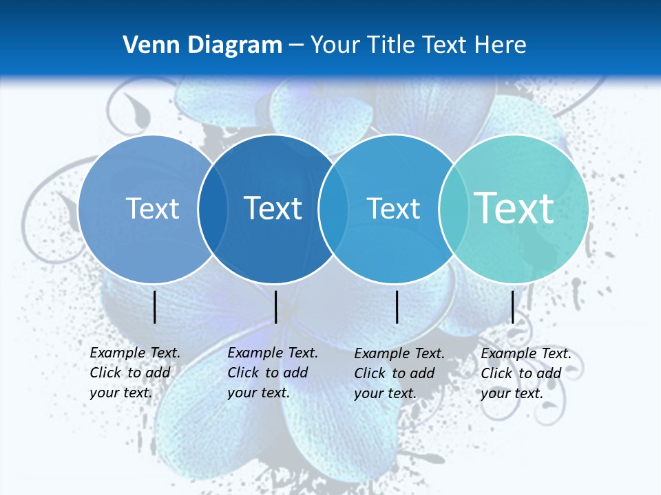 Grunge Floral Logo Or Icon (Flyer, Magazin, Poster, Webpage...) PowerPoint Template