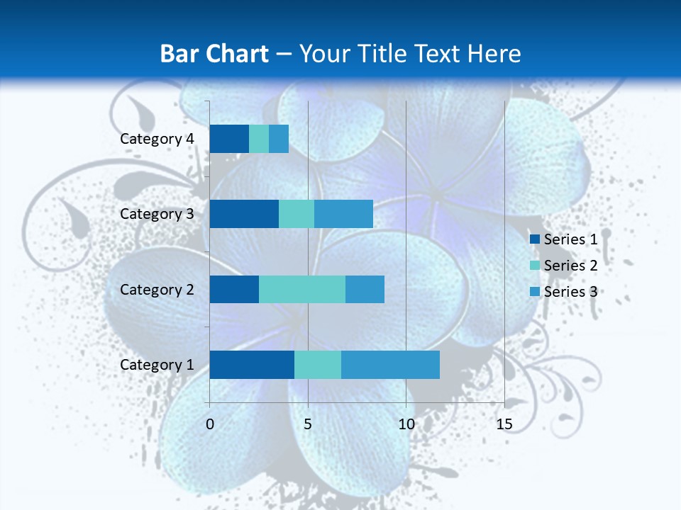 Grunge Floral Logo Or Icon (Flyer, Magazin, Poster, Webpage...) PowerPoint Template