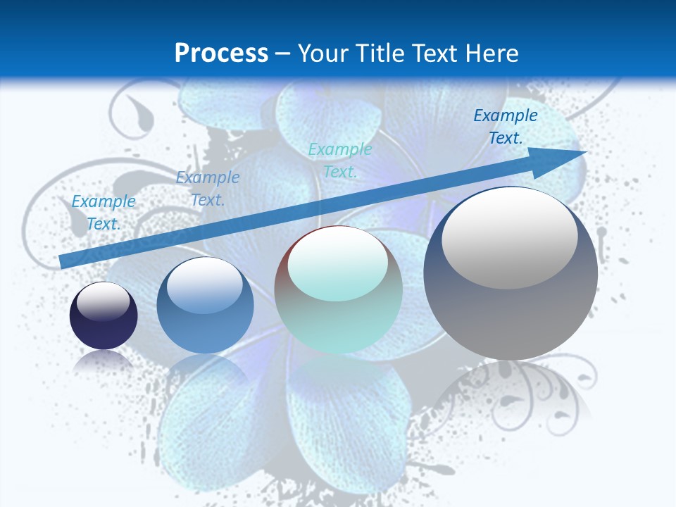 Grunge Floral Logo Or Icon (Flyer, Magazin, Poster, Webpage...) PowerPoint Template