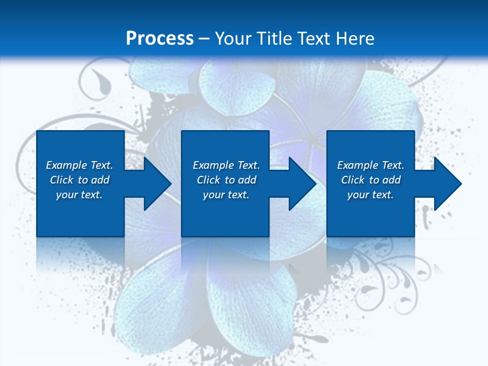 Grunge Floral Logo Or Icon (Flyer, Magazin, Poster, Webpage...) PowerPoint Template