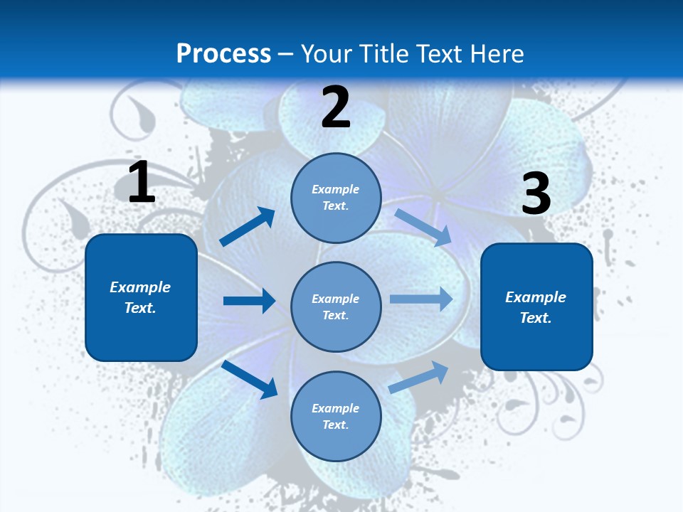 Grunge Floral Logo Or Icon (Flyer, Magazin, Poster, Webpage...) PowerPoint Template