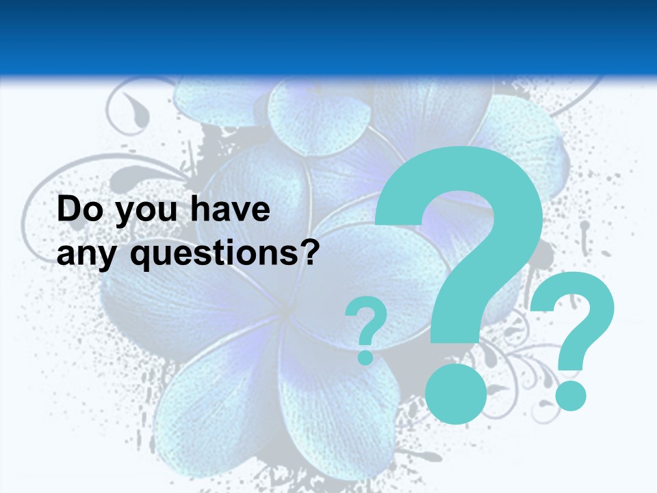 Grunge Floral Logo Or Icon (Flyer, Magazin, Poster, Webpage...) PowerPoint Template