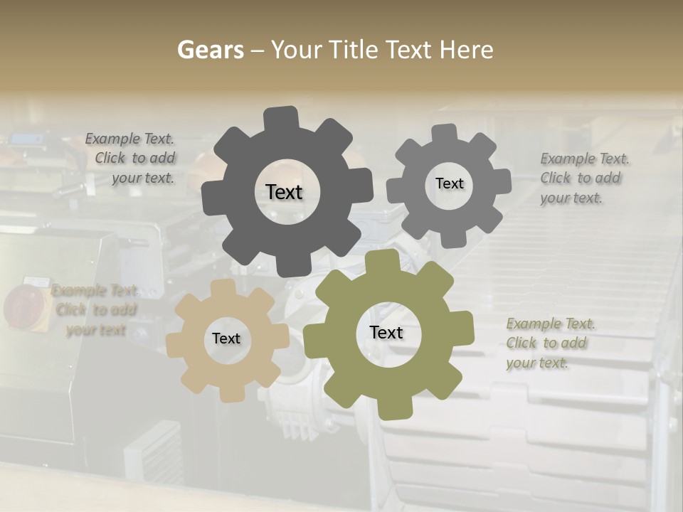 Bakery , Conveyer/ PowerPoint Template