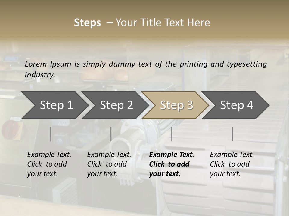 Bakery , Conveyer/ PowerPoint Template