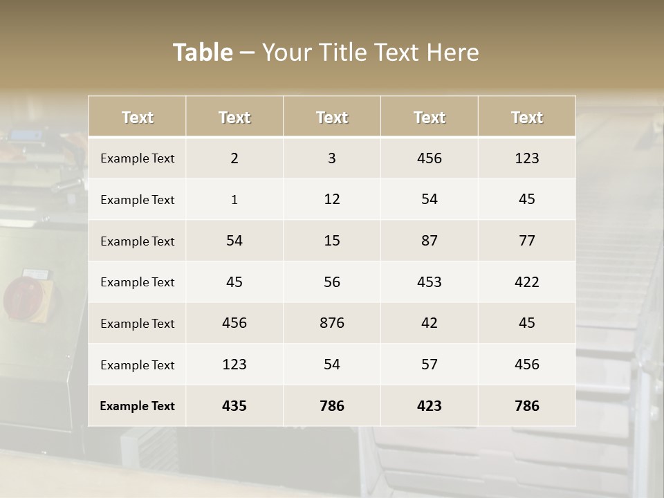 Bakery , Conveyer/ PowerPoint Template