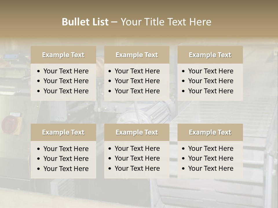 Bakery , Conveyer/ PowerPoint Template