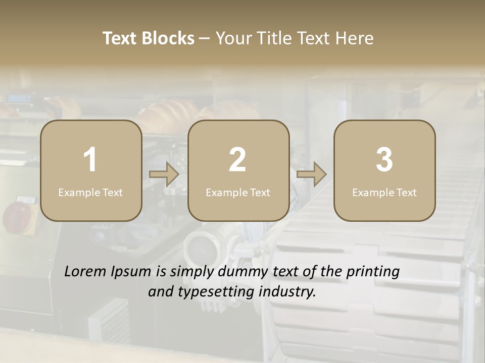 Bakery , Conveyer/ PowerPoint Template