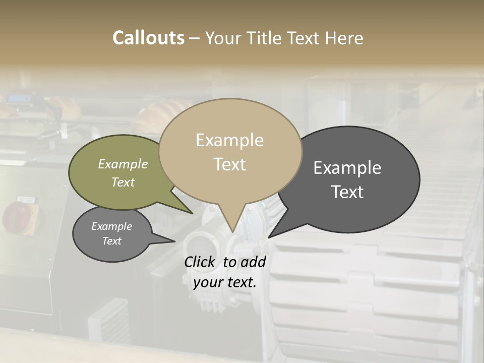 Bakery , Conveyer/ PowerPoint Template