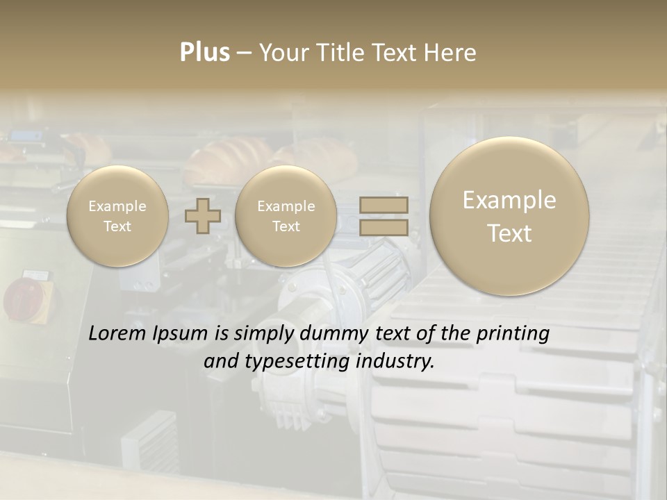 Bakery , Conveyer/ PowerPoint Template