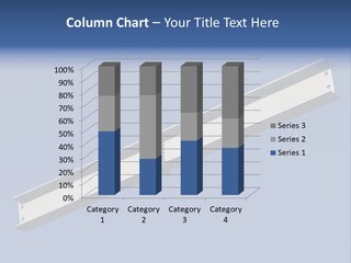 Steel Girder On A Construction Site PowerPoint Template