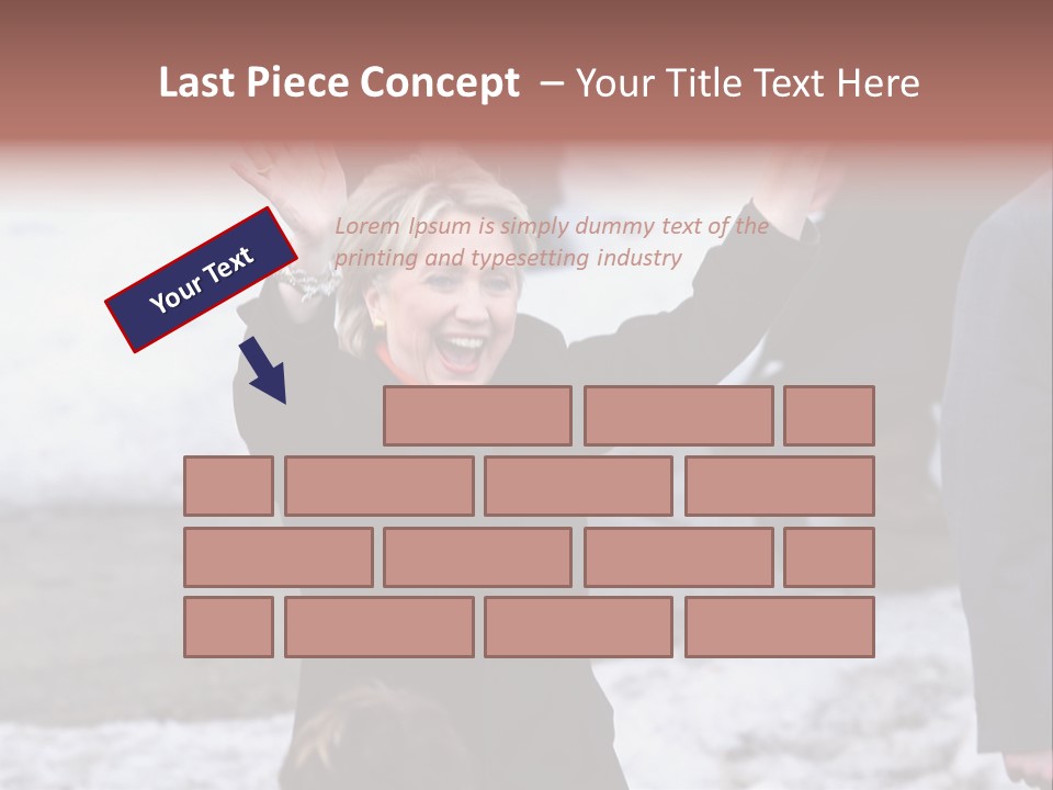 Presidential Candidate Hillary Clinton Waving To Supporters At A Democratic Rally In Spokane Washington PowerPoint Template