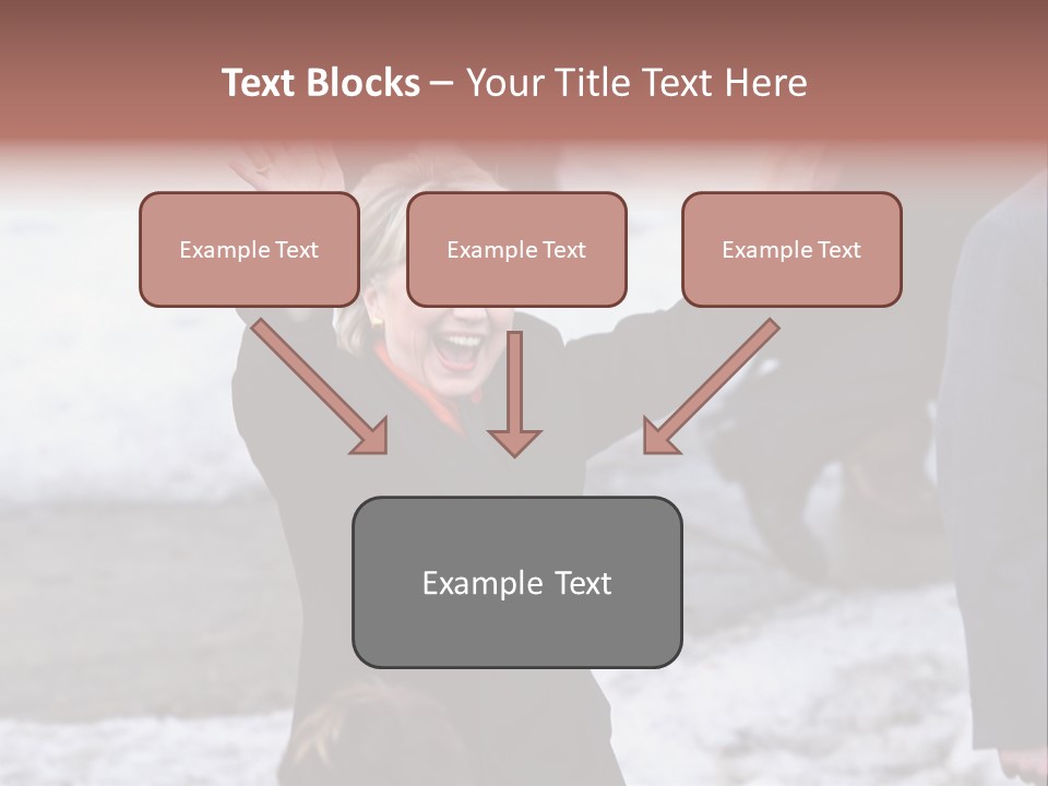Presidential Candidate Hillary Clinton Waving To Supporters At A Democratic Rally In Spokane Washington PowerPoint Template