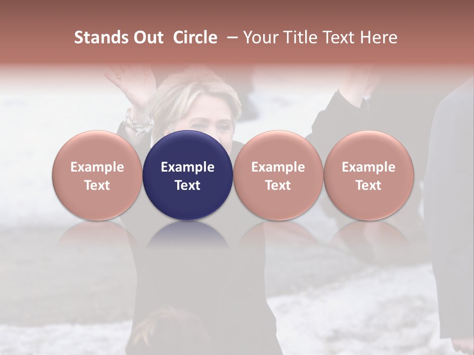 Presidential Candidate Hillary Clinton Waving To Supporters At A Democratic Rally In Spokane Washington PowerPoint Template