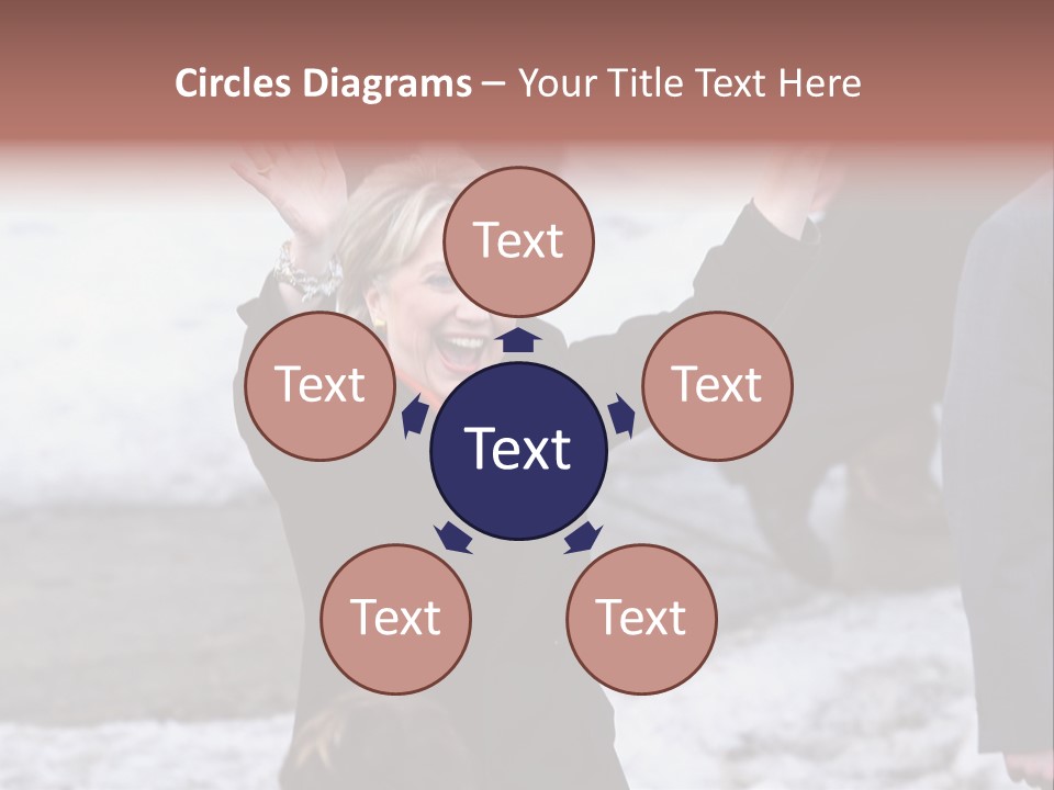 Presidential Candidate Hillary Clinton Waving To Supporters At A Democratic Rally In Spokane Washington PowerPoint Template