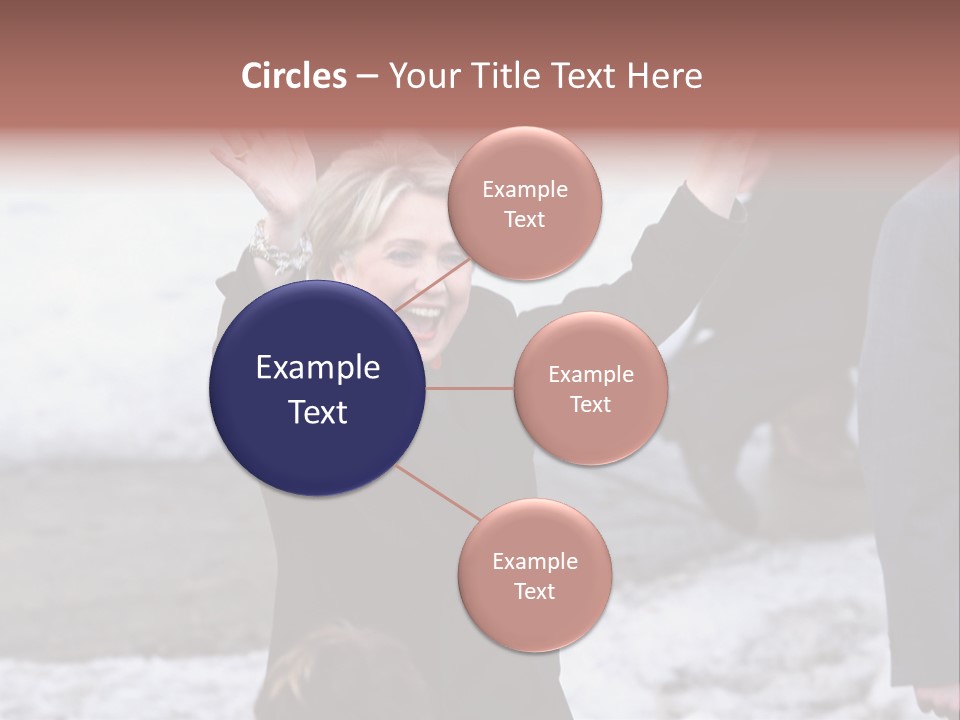 Presidential Candidate Hillary Clinton Waving To Supporters At A Democratic Rally In Spokane Washington PowerPoint Template