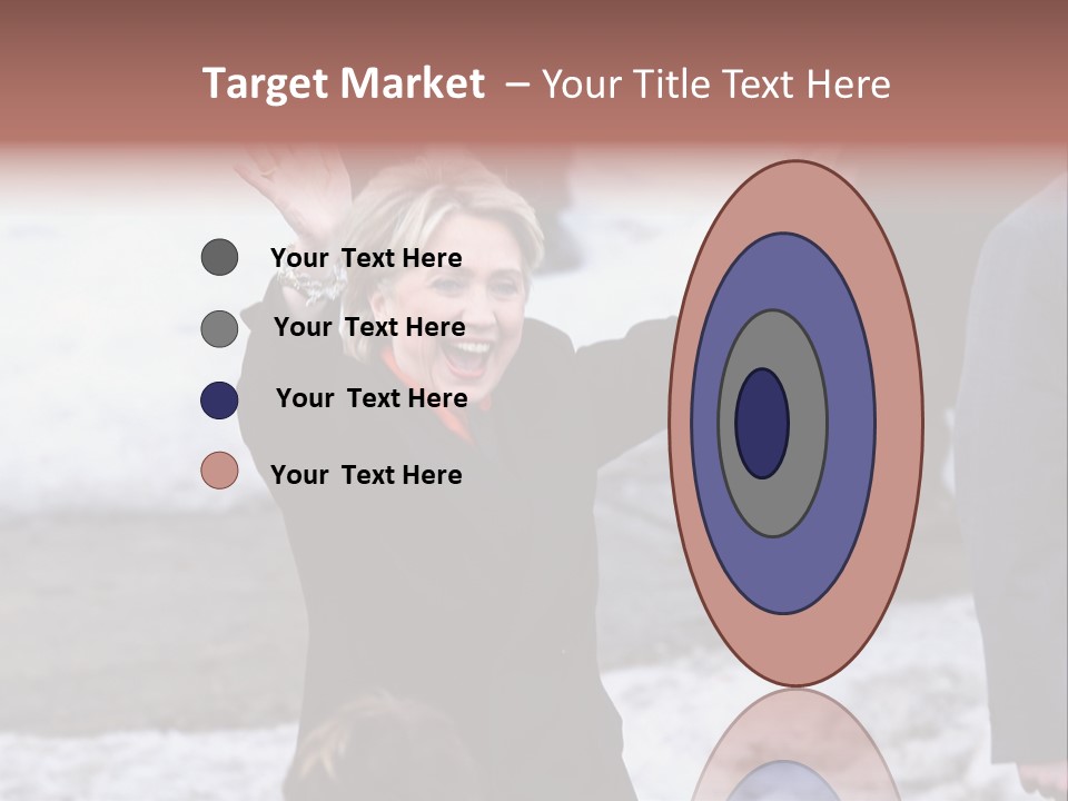 Presidential Candidate Hillary Clinton Waving To Supporters At A Democratic Rally In Spokane Washington PowerPoint Template