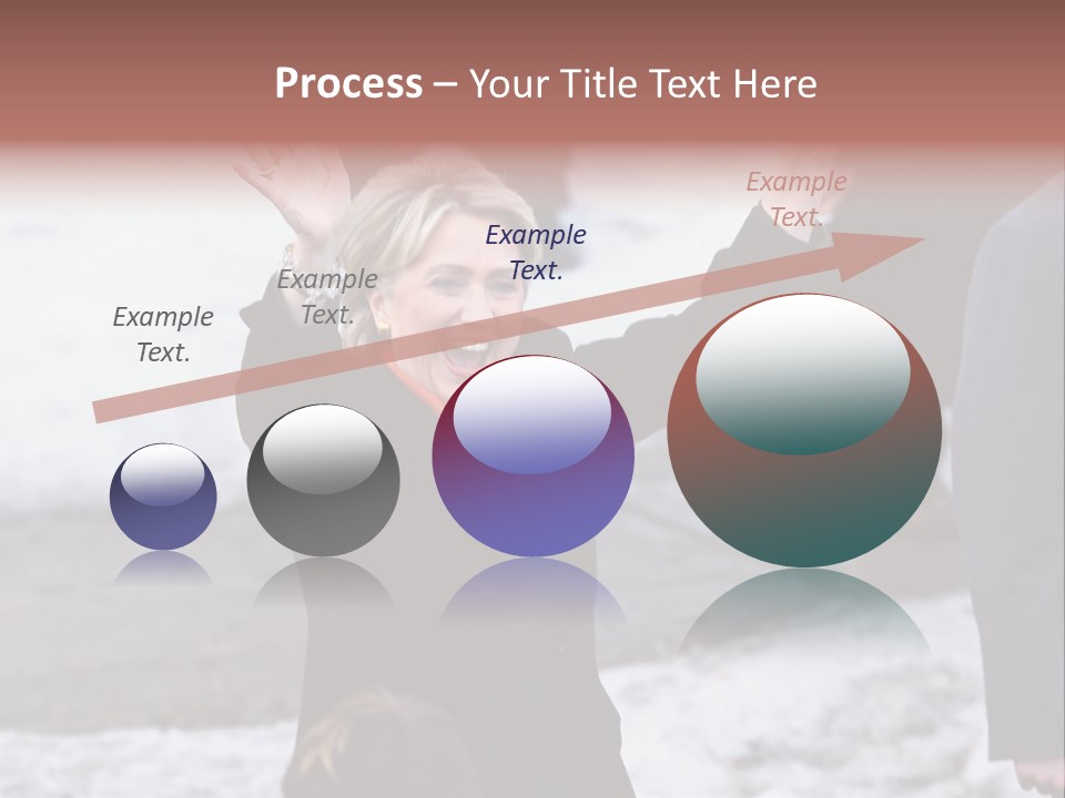 Presidential Candidate Hillary Clinton Waving To Supporters At A Democratic Rally In Spokane Washington PowerPoint Template