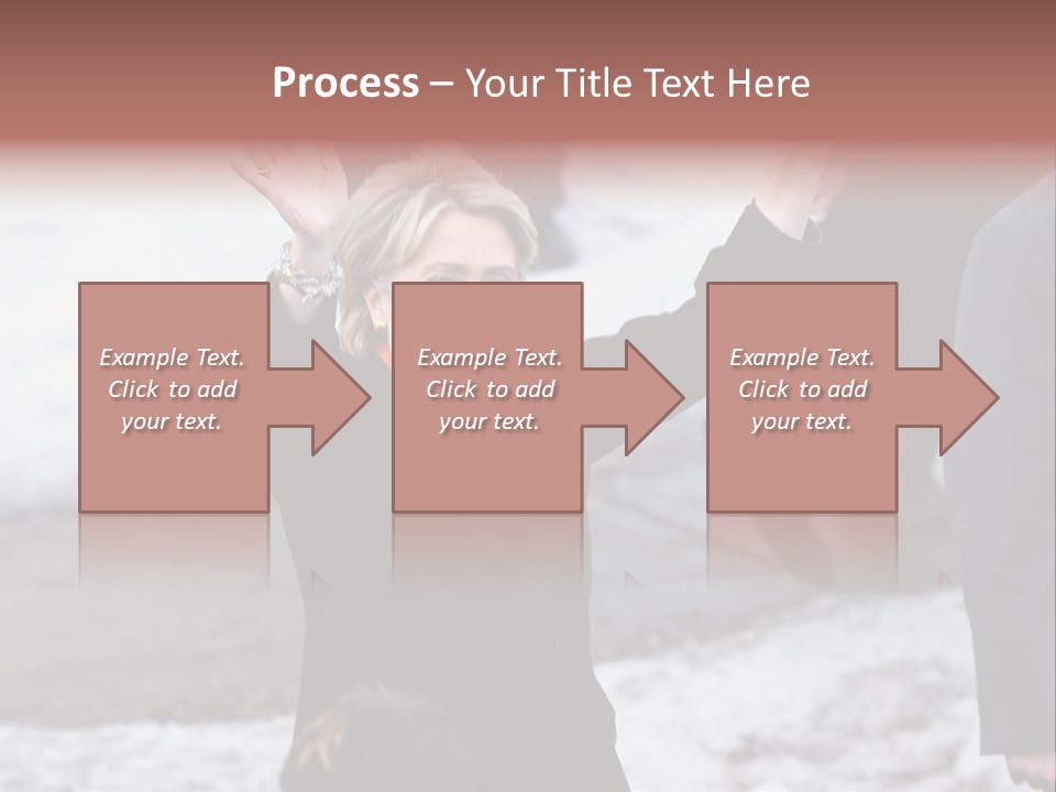 Presidential Candidate Hillary Clinton Waving To Supporters At A Democratic Rally In Spokane Washington PowerPoint Template