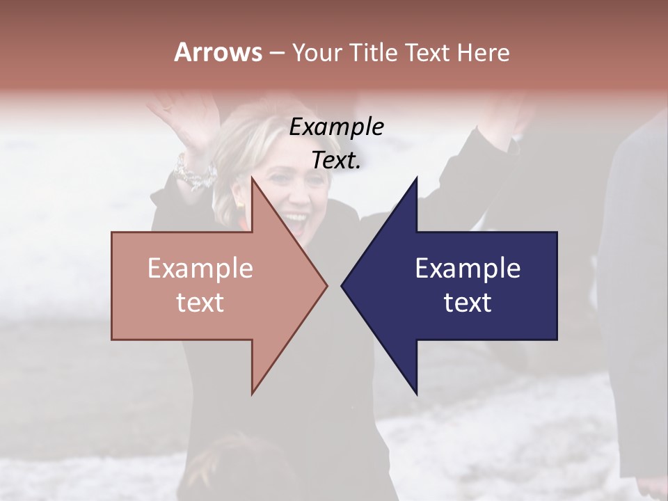 Presidential Candidate Hillary Clinton Waving To Supporters At A Democratic Rally In Spokane Washington PowerPoint Template