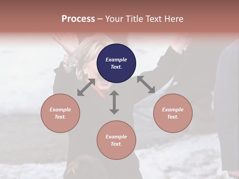 Presidential Candidate Hillary Clinton Waving To Supporters At A Democratic Rally In Spokane Washington PowerPoint Template