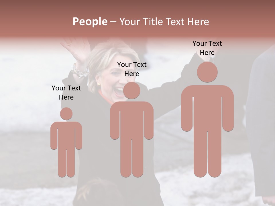 Presidential Candidate Hillary Clinton Waving To Supporters At A Democratic Rally In Spokane Washington PowerPoint Template