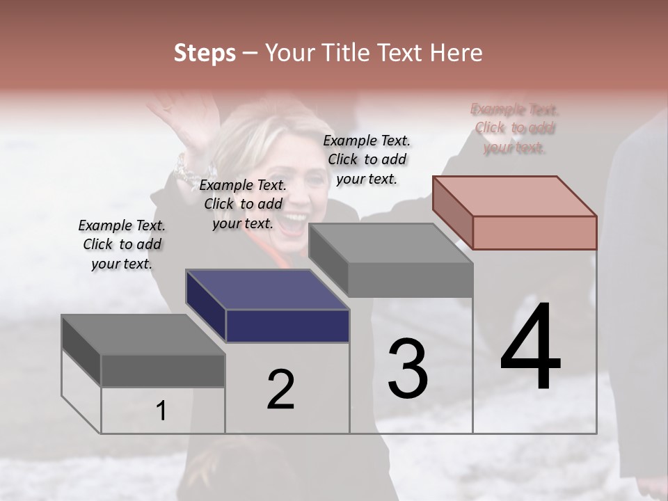 Presidential Candidate Hillary Clinton Waving To Supporters At A Democratic Rally In Spokane Washington PowerPoint Template