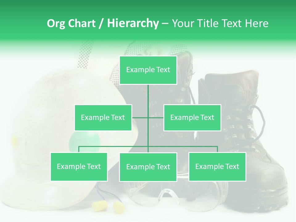 Personal Protection. Personal Safety Equipment Of Field Engineer Used In Heavy Duty Industrial Environment. PowerPoint Template