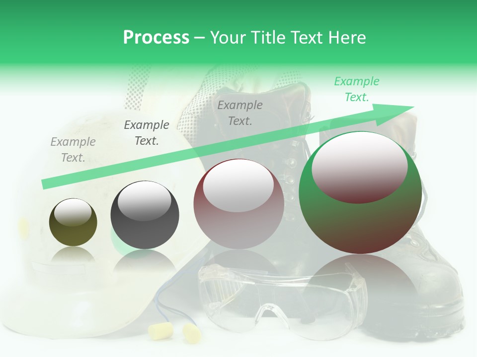 Personal Protection. Personal Safety Equipment Of Field Engineer Used In Heavy Duty Industrial Environment. PowerPoint Template