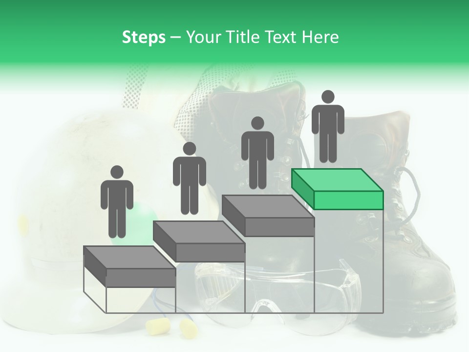 Personal Protection. Personal Safety Equipment Of Field Engineer Used In Heavy Duty Industrial Environment. PowerPoint Template