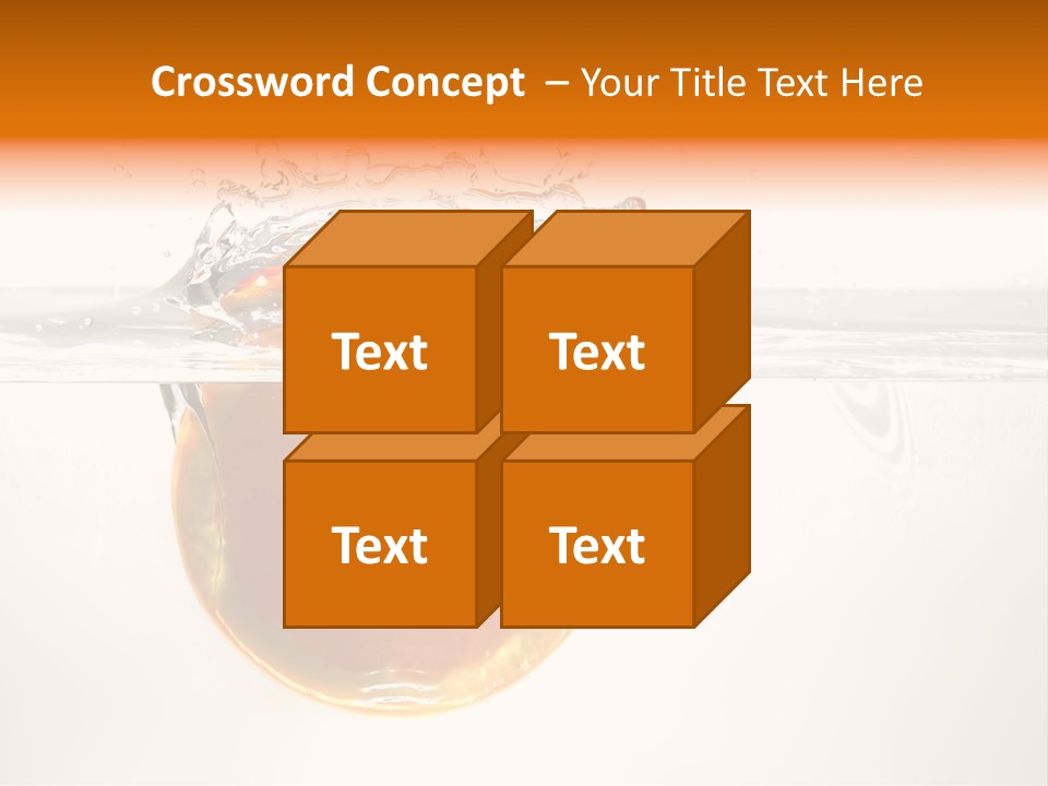 Fruits In Water PowerPoint Template