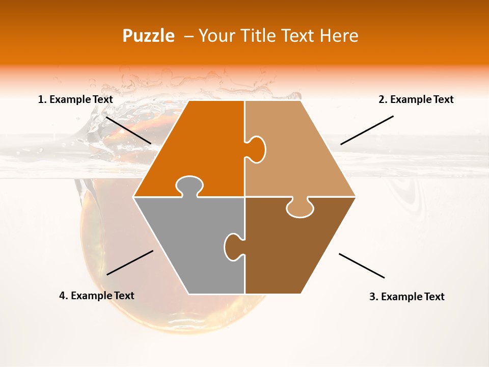 Fruits In Water PowerPoint Template