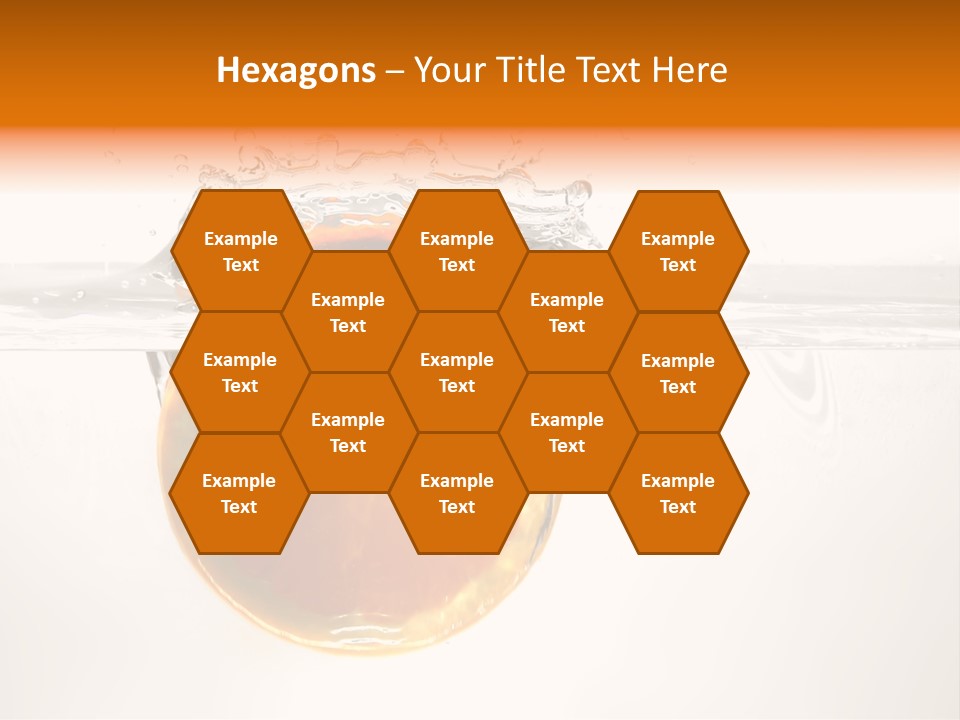 Fruits In Water PowerPoint Template