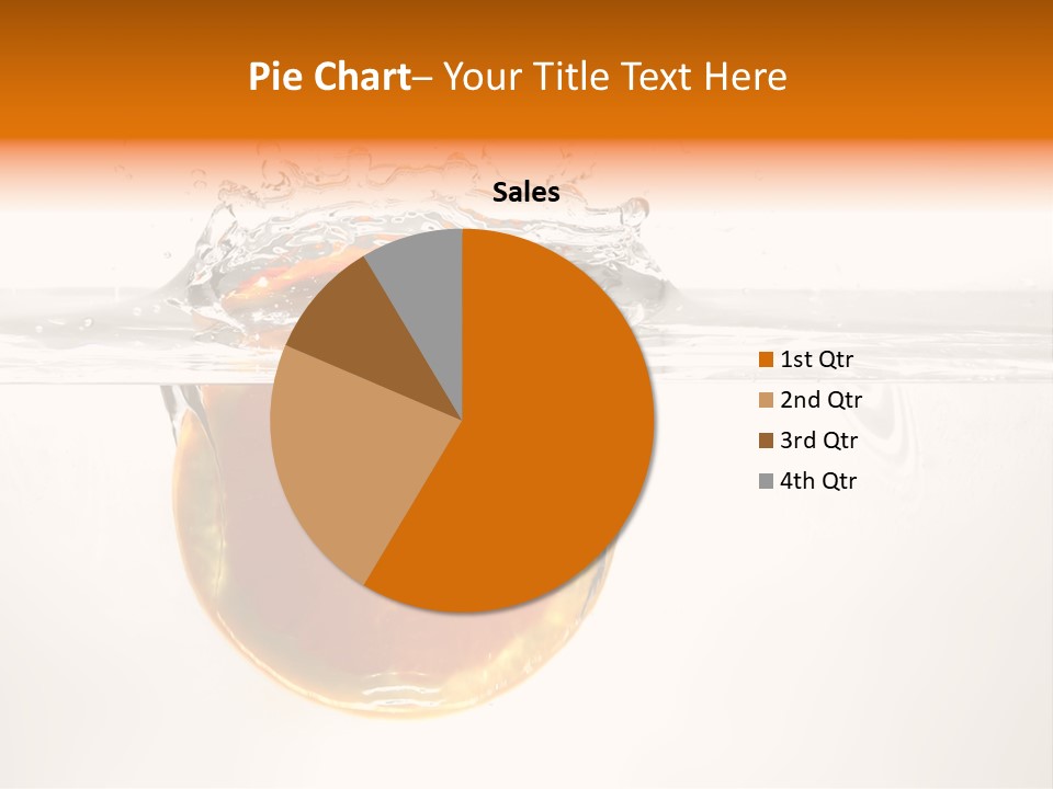 Fruits In Water PowerPoint Template