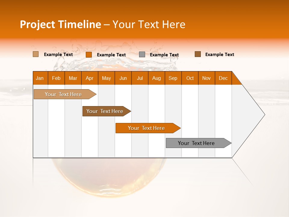 Fruits In Water PowerPoint Template
