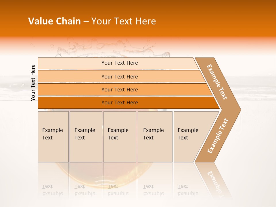 Fruits In Water PowerPoint Template