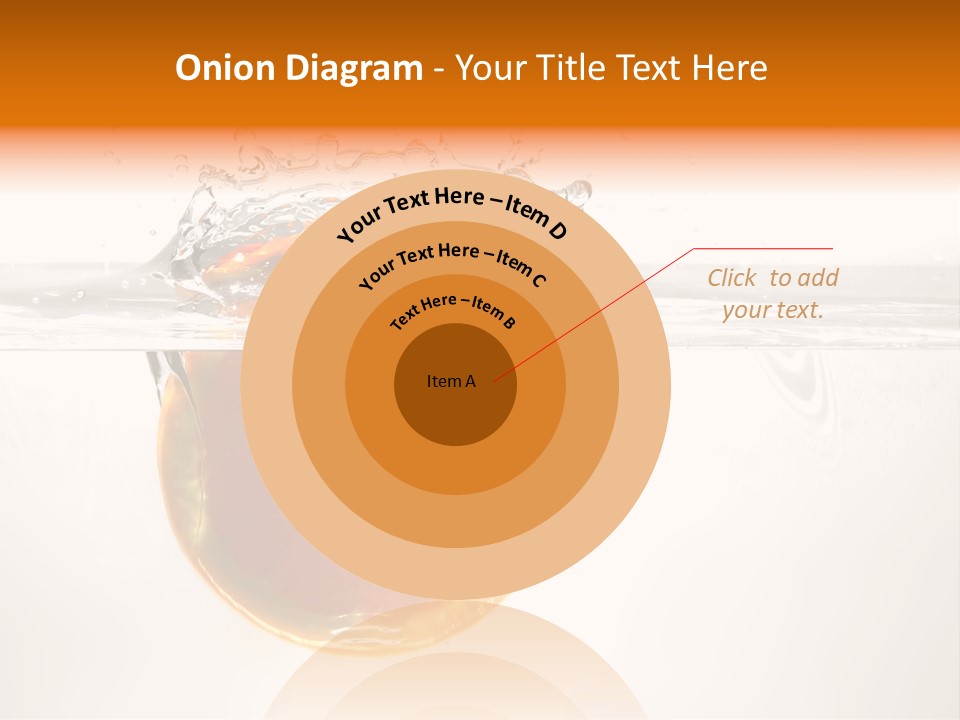 Fruits In Water PowerPoint Template