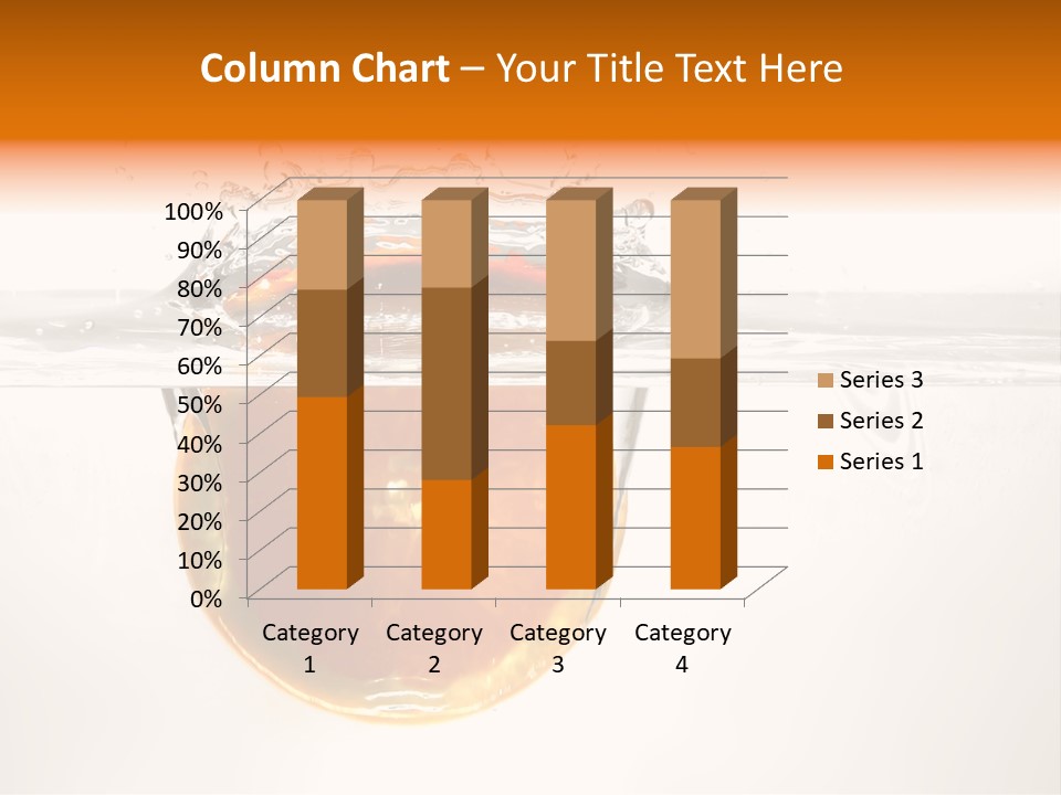 Fruits In Water PowerPoint Template