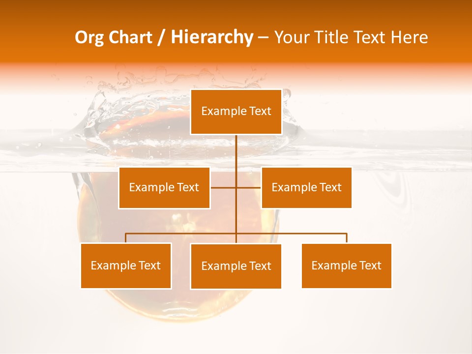 Fruits In Water PowerPoint Template