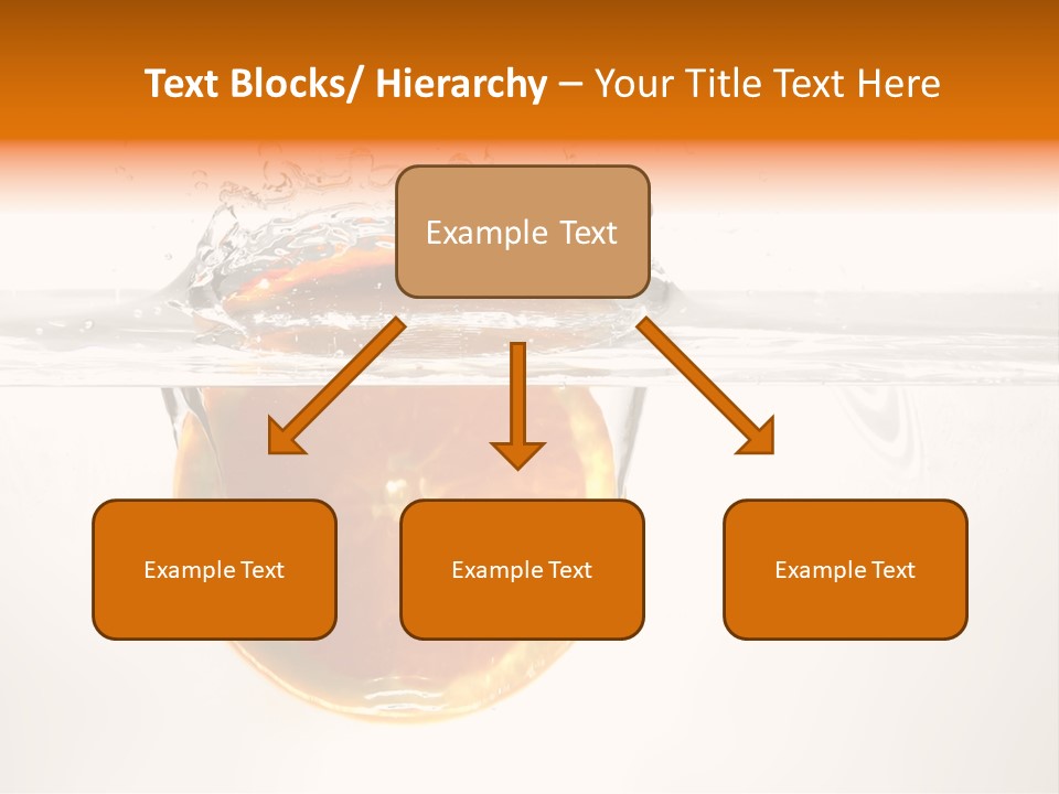 Fruits In Water PowerPoint Template