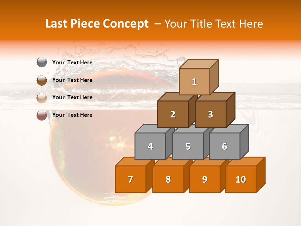 Fruits In Water PowerPoint Template