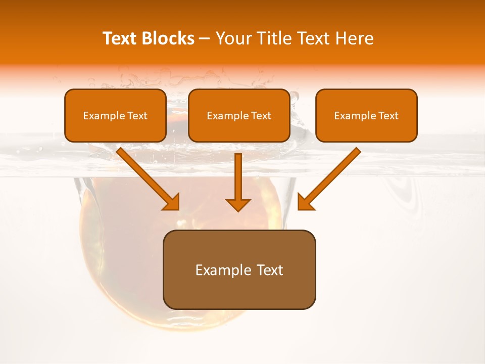 Fruits In Water PowerPoint Template
