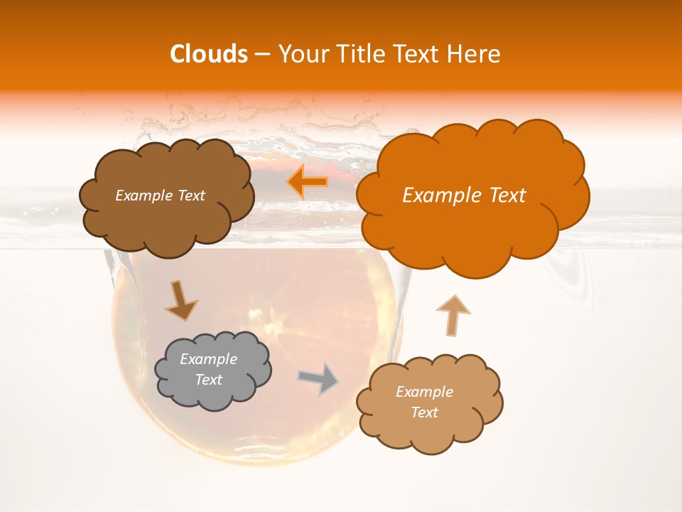 Fruits In Water PowerPoint Template