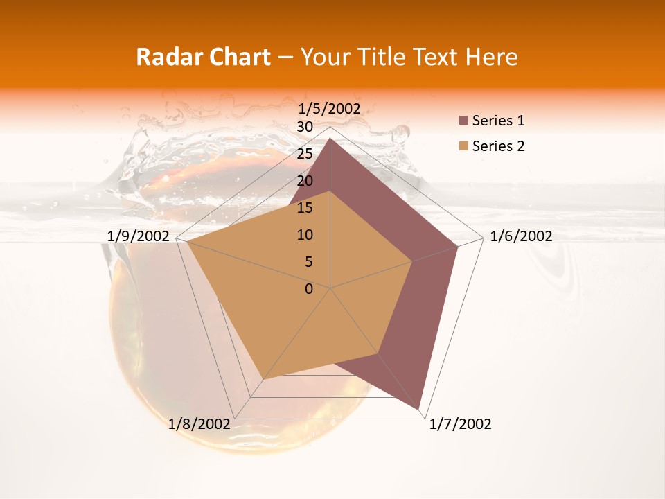 Fruits In Water PowerPoint Template