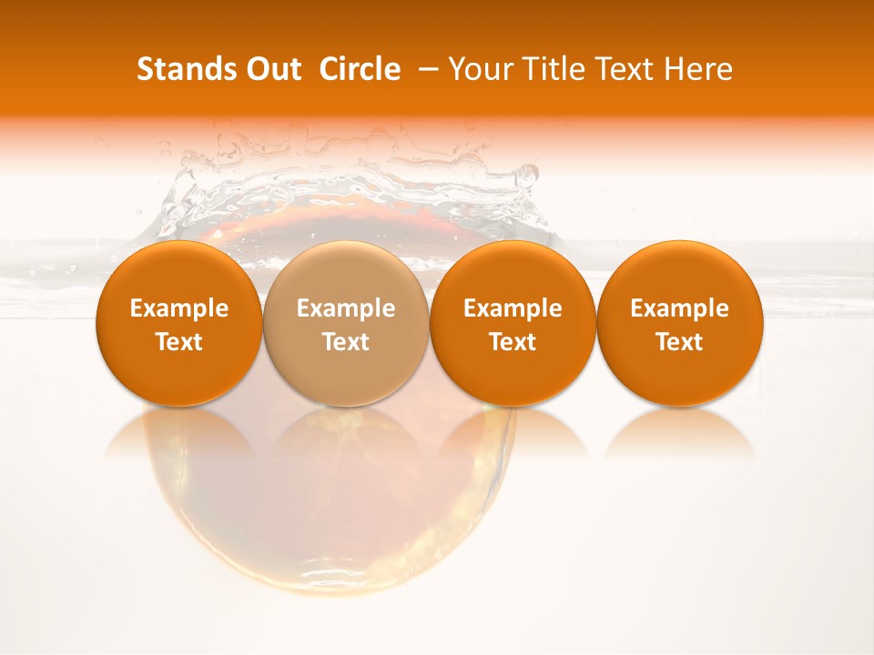 Fruits In Water PowerPoint Template