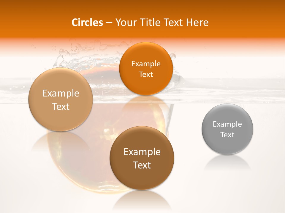 Fruits In Water PowerPoint Template