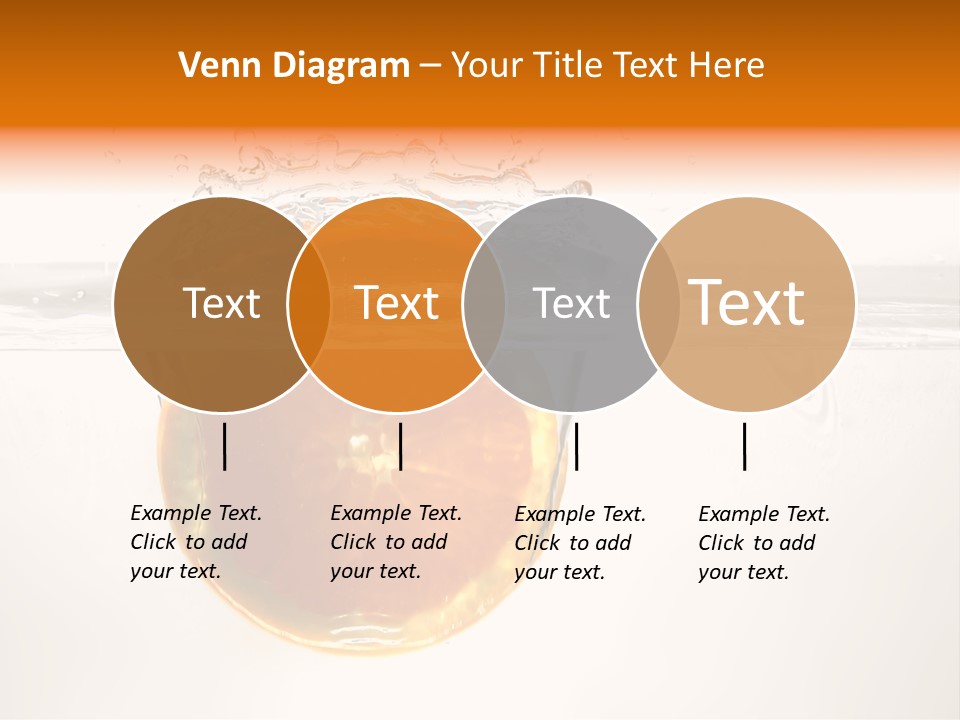 Fruits In Water PowerPoint Template
